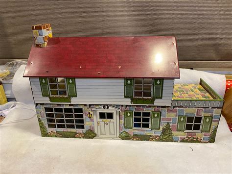 50s marx metal doll house